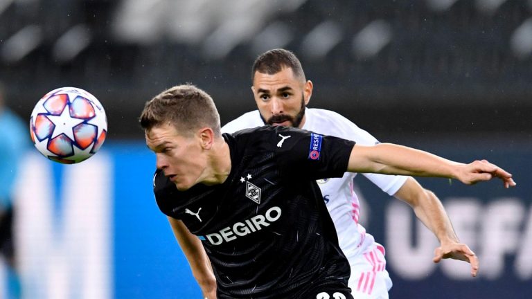 Champions League: Borussia Mönchengladbach playing 2:2 against Real Madrid