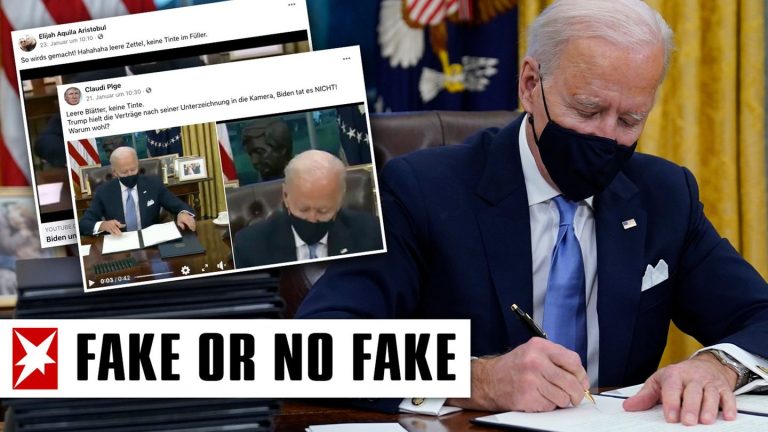 News in Video: under Biden blank pages to write with an empty pen?