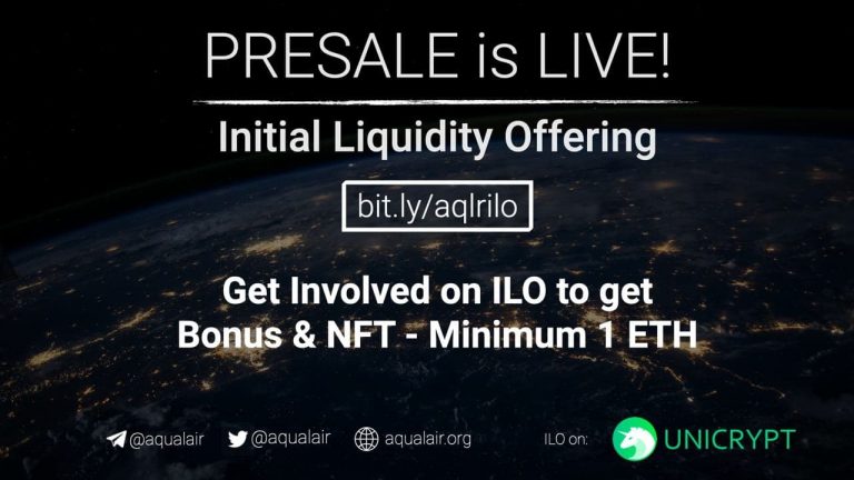 The Aqualair (AQLR) First NFT Biota is Live on Unicrypt