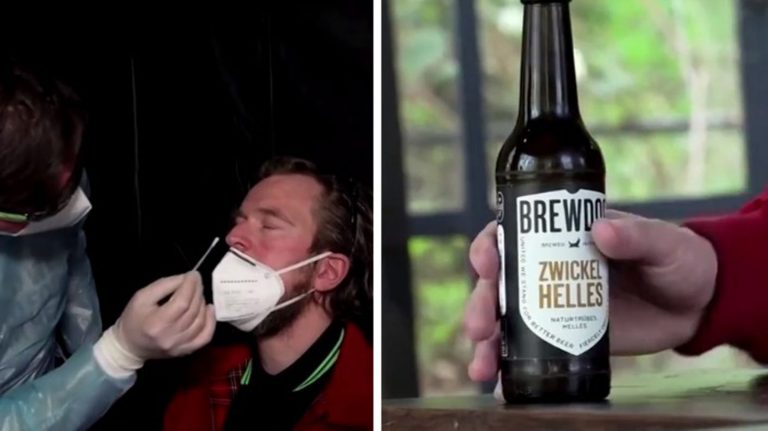 Berlin brewery attracts customers with Coronatest and free beer (video)