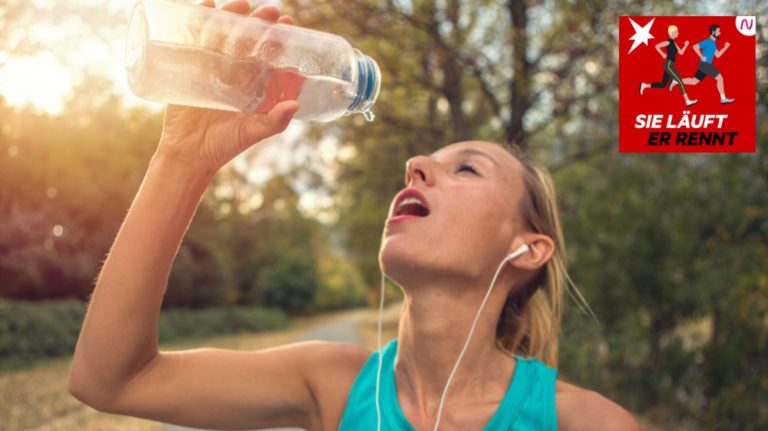 Role model footballer: How important drinking breaks are when running